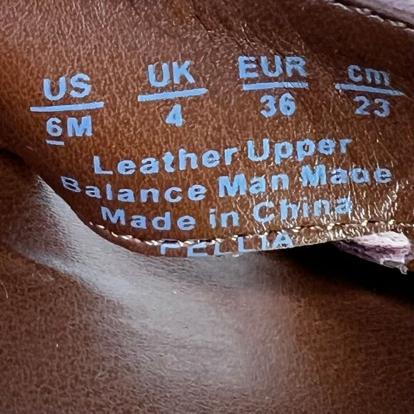 Franco Sarto Pellia Platform Sandals Pink Suede Leather Ankle Strap - Picture 9 of 9